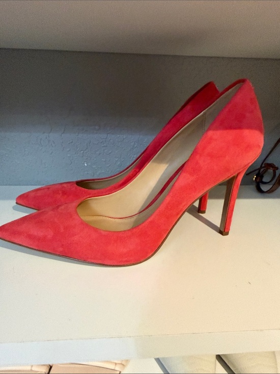 Sam Edelman Shoes - Women's Coral Suede Pointed-Toe Stiletto Pumps